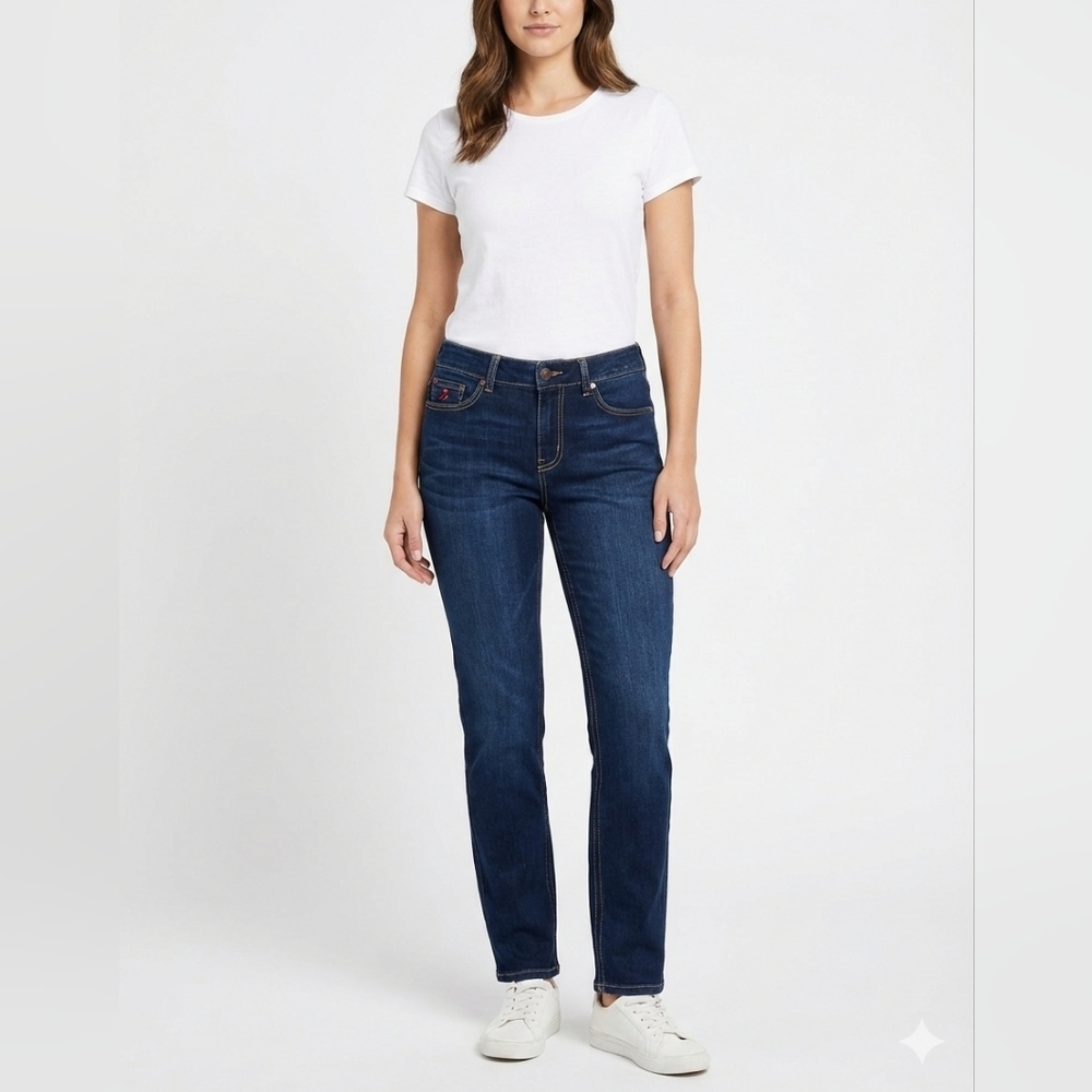 SEVEN 7 Women's Dark Blue Women's Jeans Size 16. TUMMY LESS HIGH SKINNY.